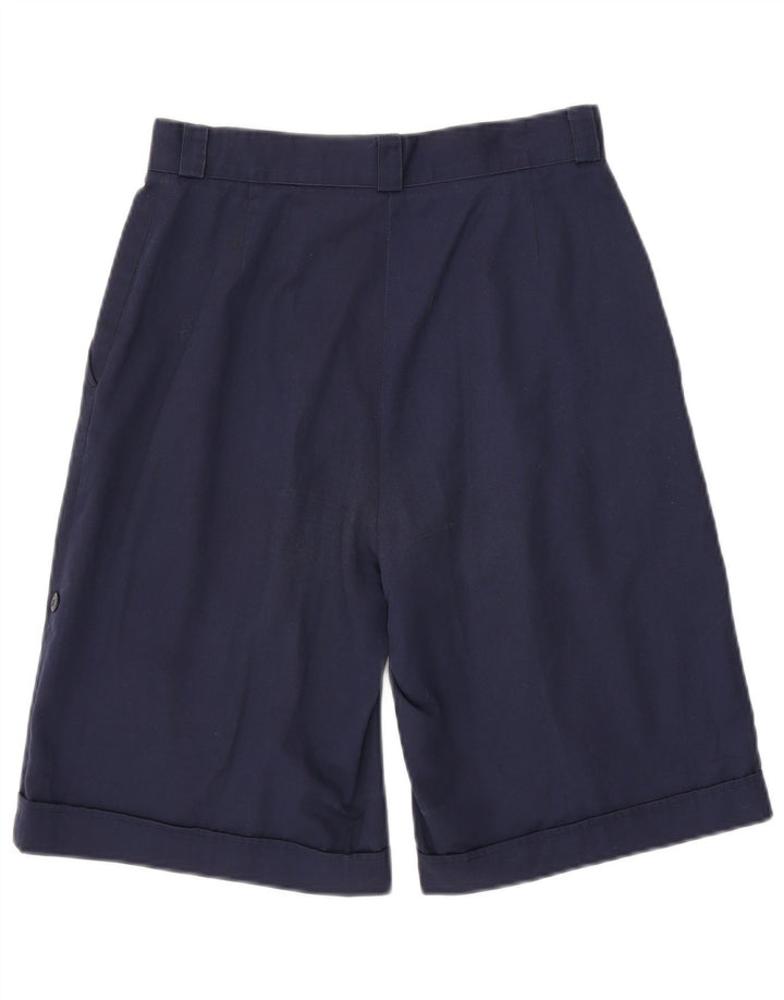 Shorts masculinos Lacoste Pegged Chino tamanho 42 médio W28 algodão azul marinho