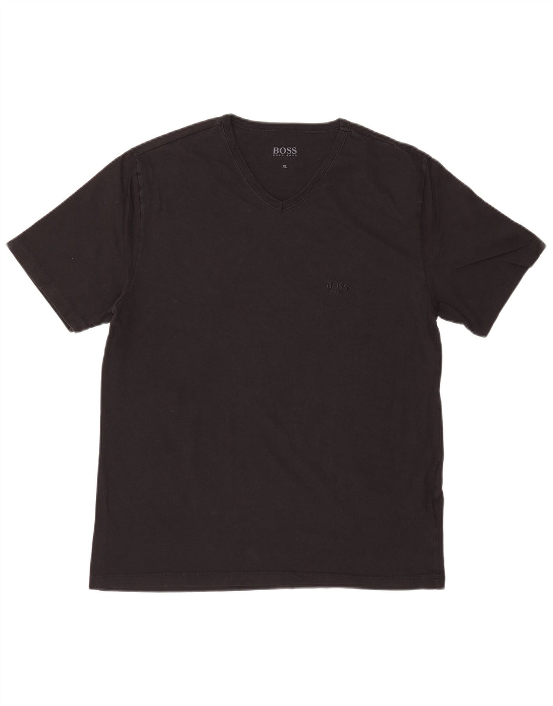 Camiseta feminina HUGO BOSS Top UK 18 XL algodão preto