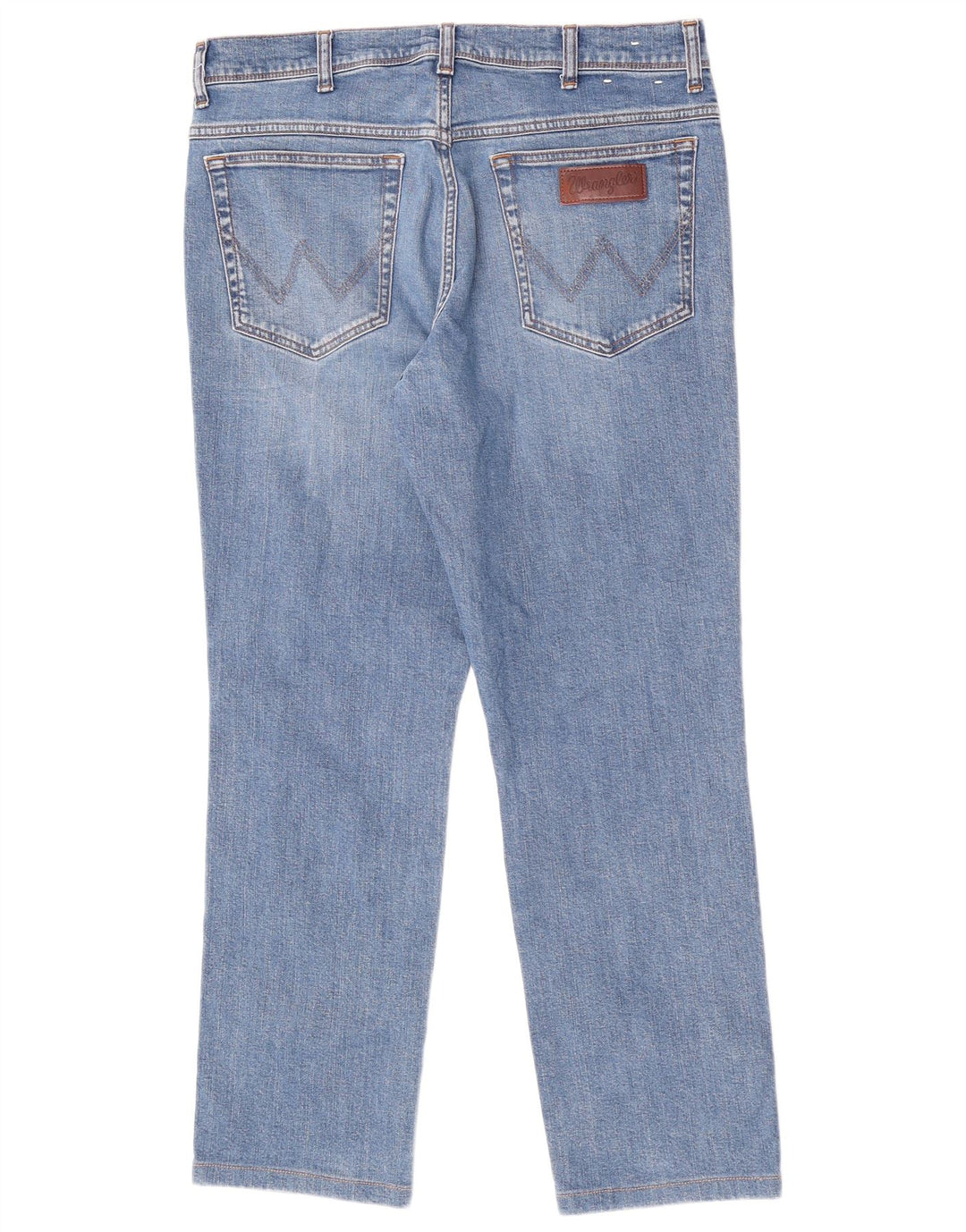 Wrangler Masculino Texas Slim Jeans W35 L29 Azul Algodão