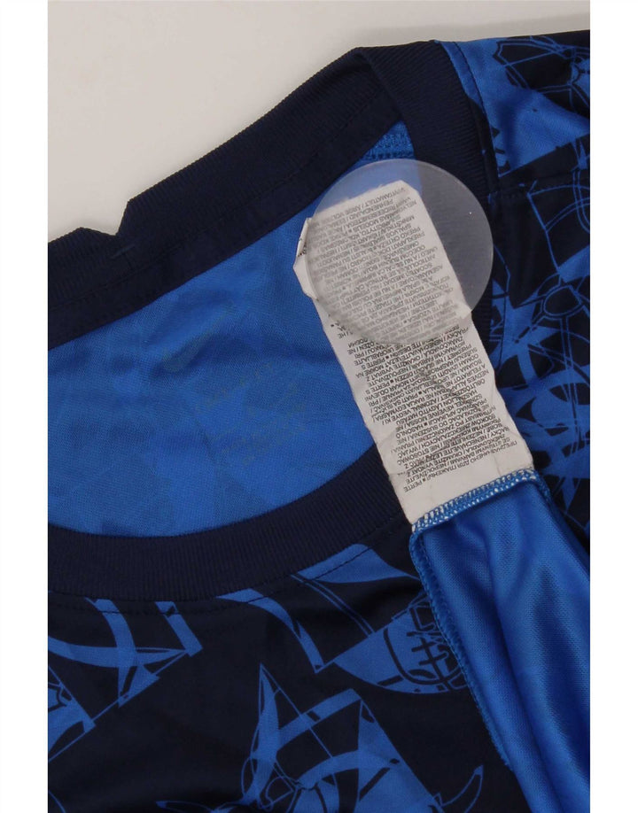 Camiseta masculina Nike Tottenham Hotspur Top grande azul marinho geométrico