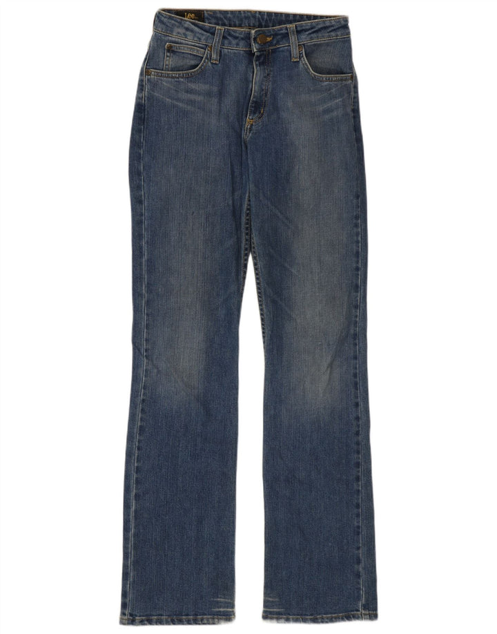 Lee Womens Cameron Bootcut Jeans W28 L33 Azul Algodão