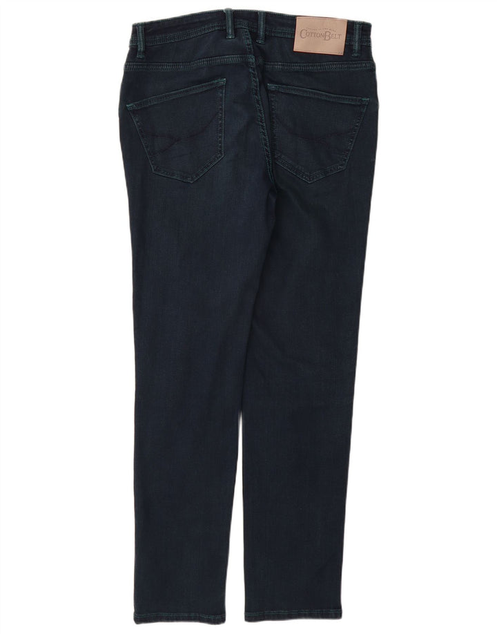 CINTO DE ALGODÃO Masculino Slim Jeans W34 L31 Azul Marinho Algodão