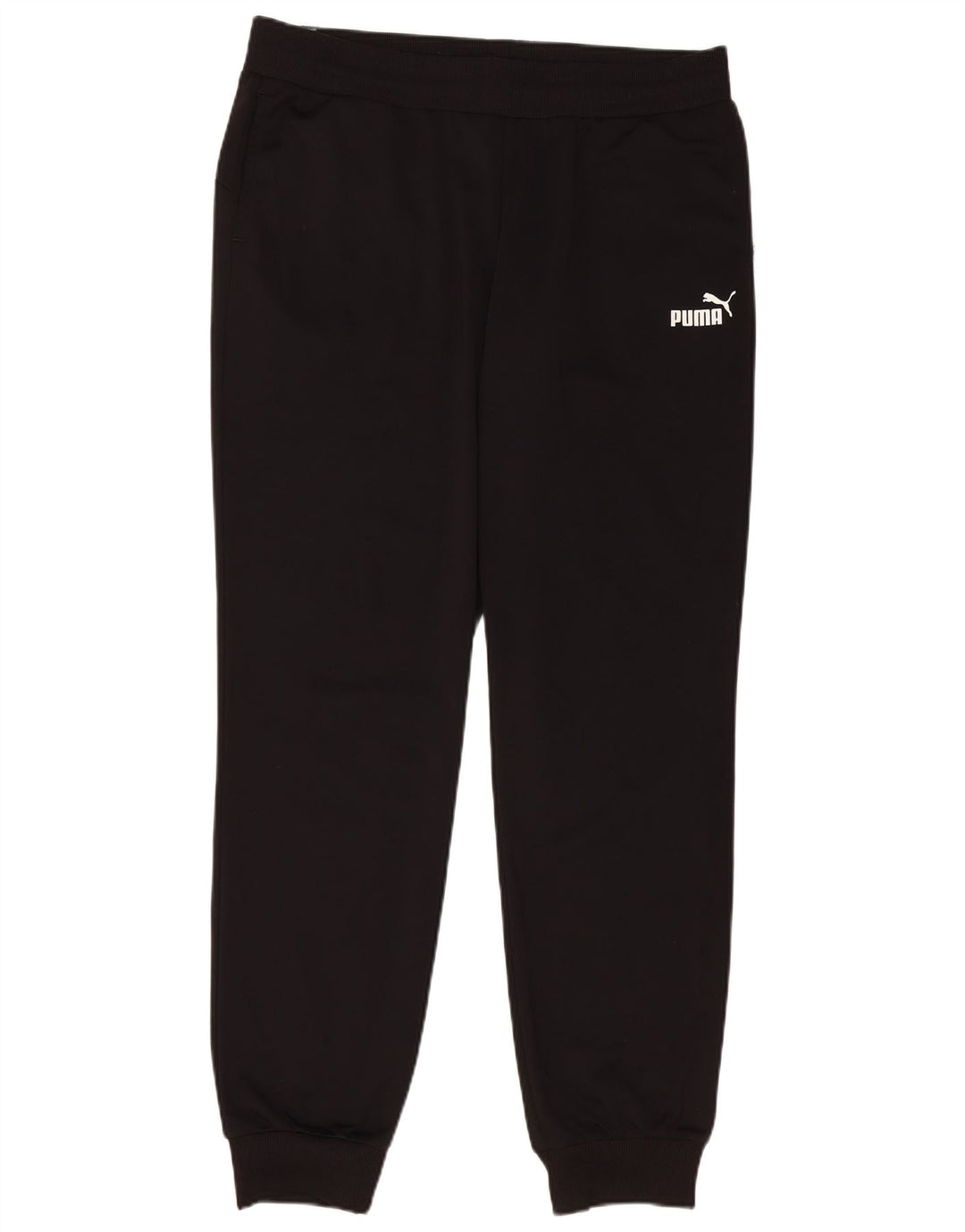 Calça de treino masculina PUMA joggers grande poliéster preto