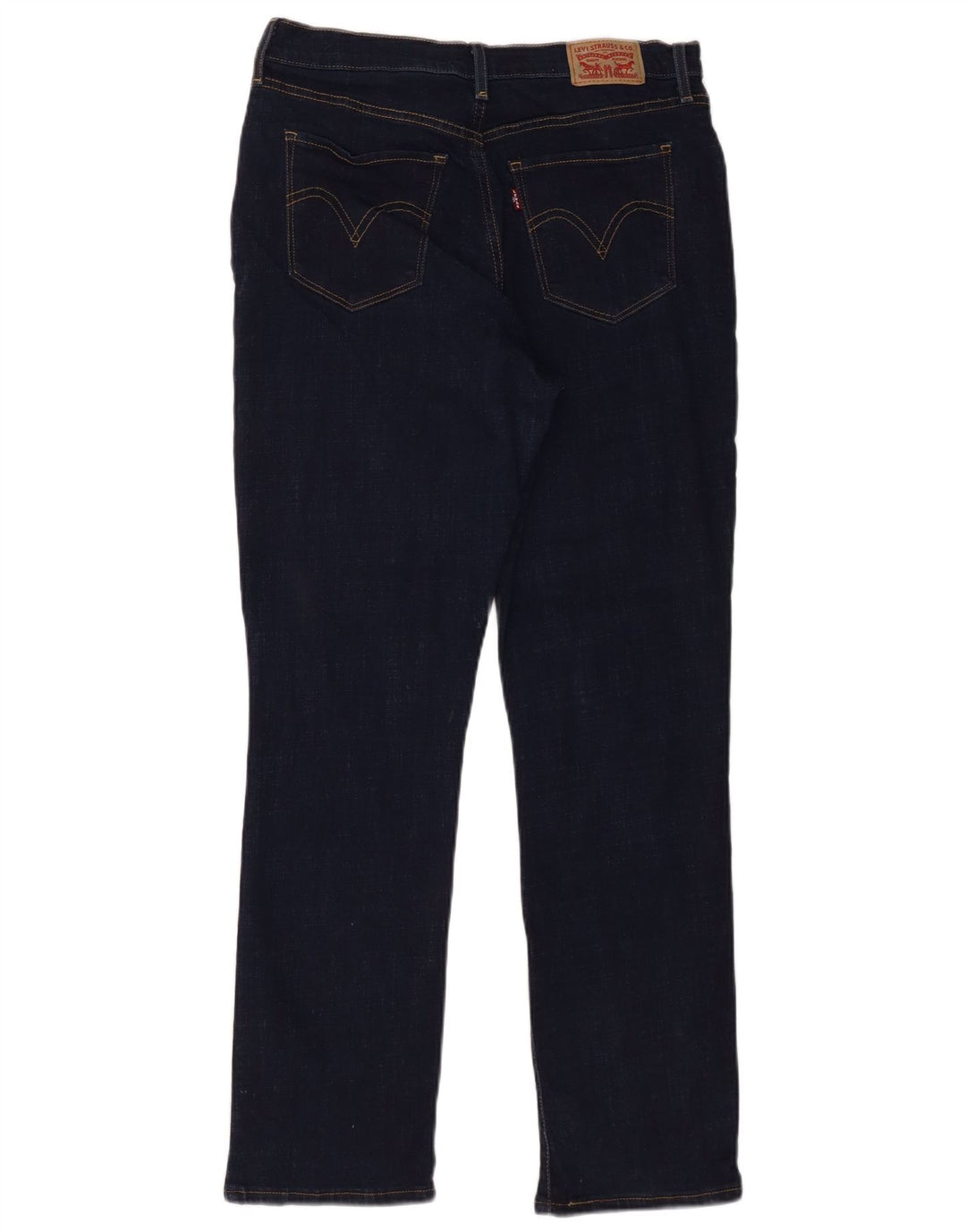 Jeans feminino Levi's Classics Straight US 10 Grande W30 L30 Azul marinho