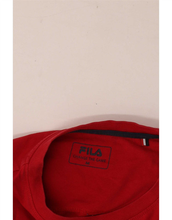 Camiseta masculina Fila Graphic Top médio multicolorido Colourblock
