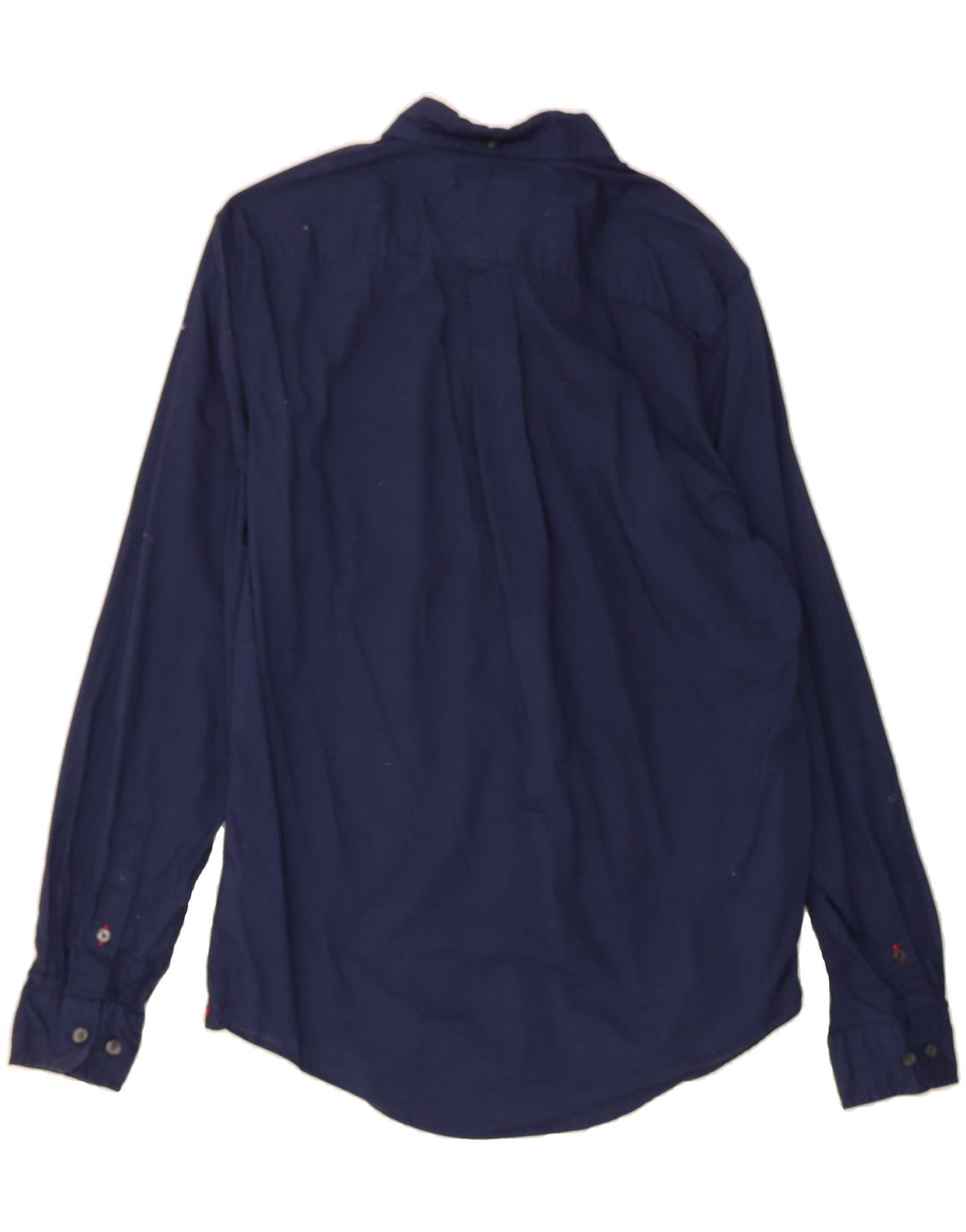 TOMMY HILFIGER Mens Shirt Small Navy Blue Cotton Vintage Tommy Hilfiger and Second-Hand Tommy Hilfiger from Messina Hembry 