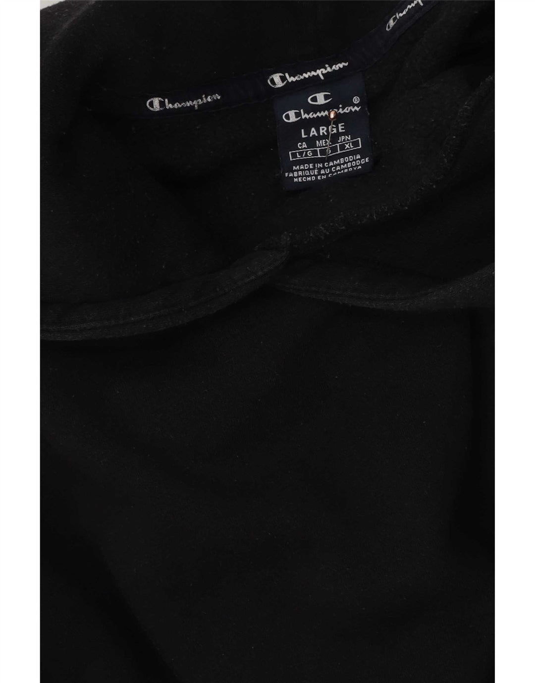 Jumper com capuz masculino Champion grande preto