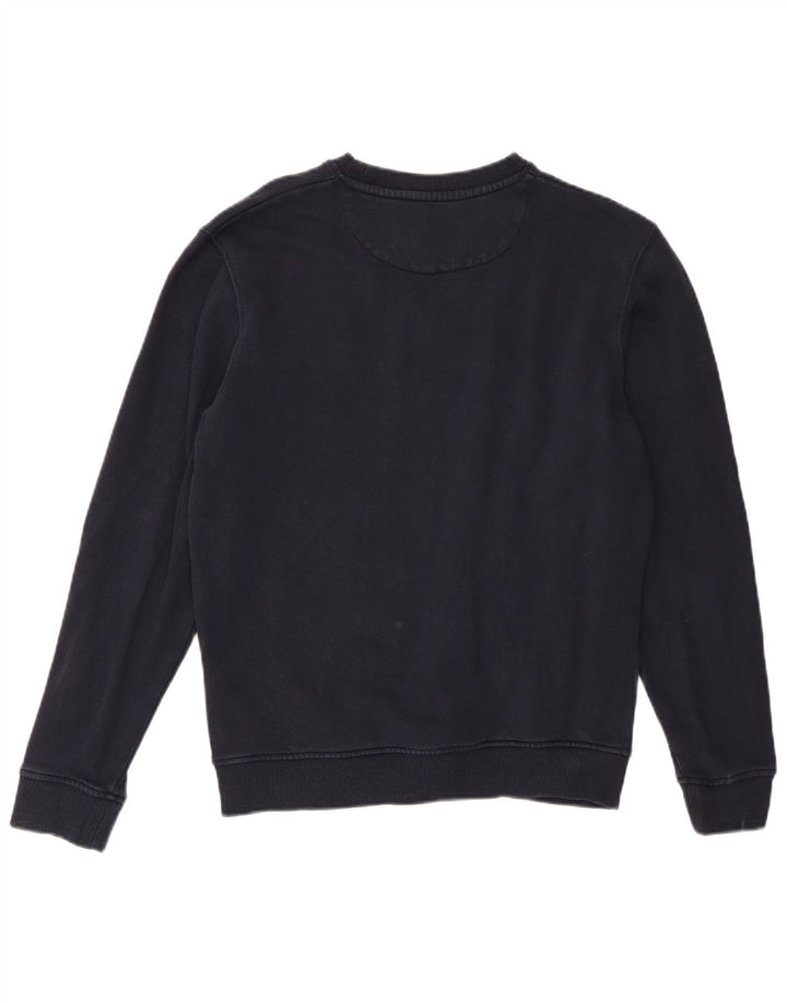 Lyle & Scott moletom masculino jumper pequeno algodão azul marinho