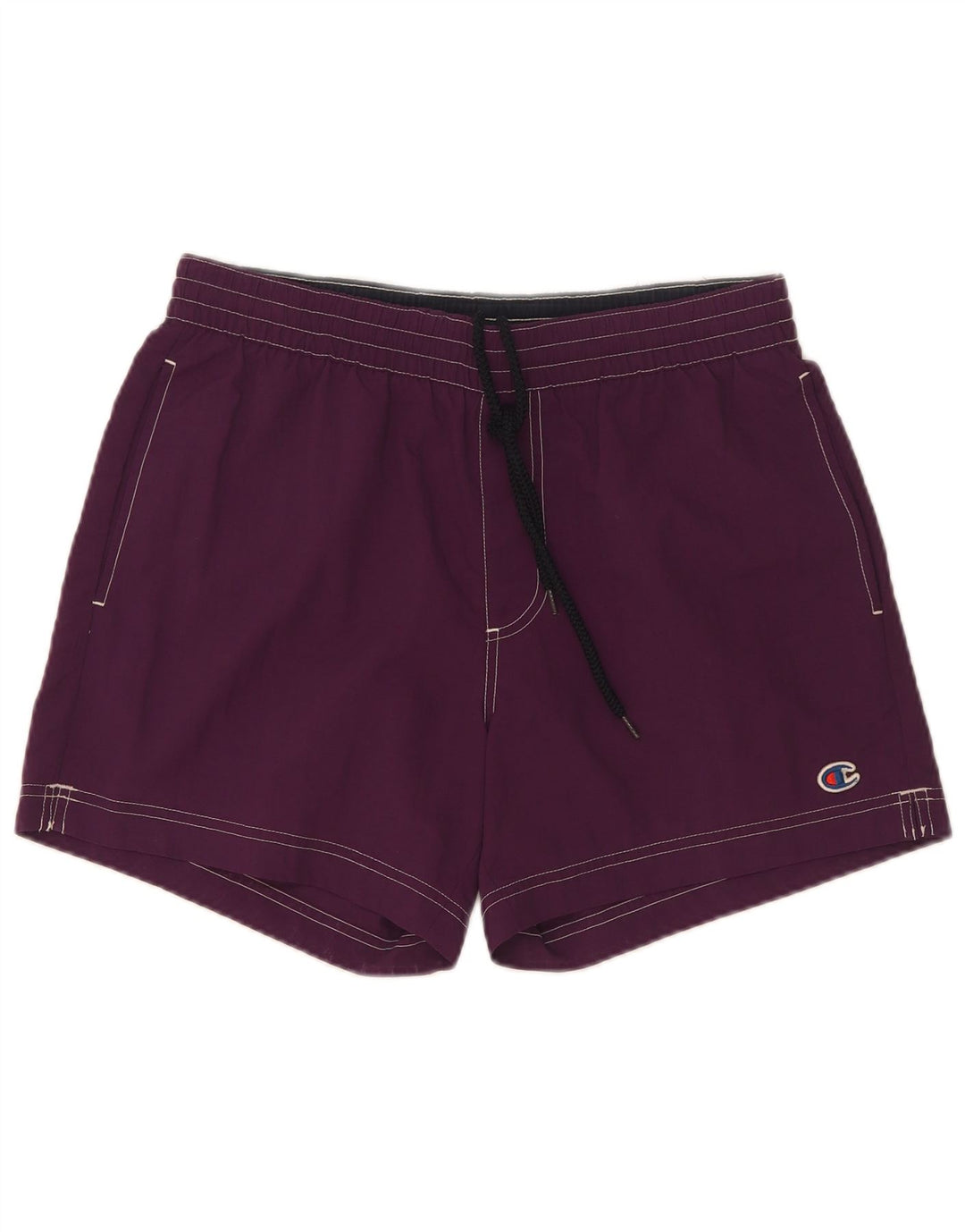 Shorts de natação feminino Champion médio roxo poliamida