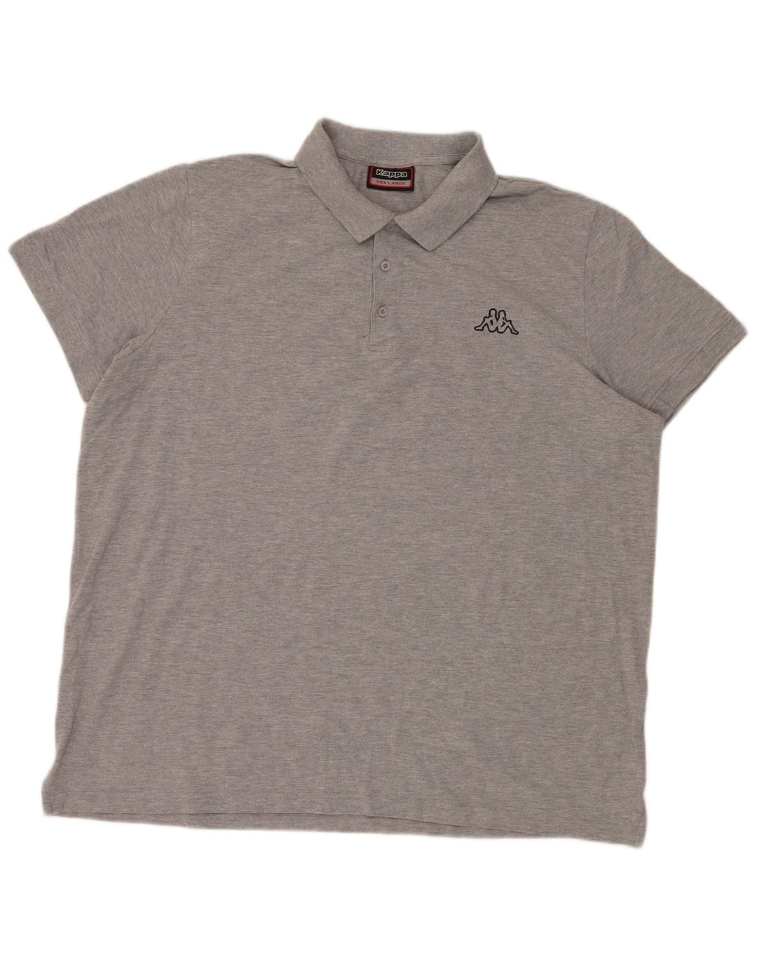 Camisa polo masculina KAPPA 3XL algodão cinza