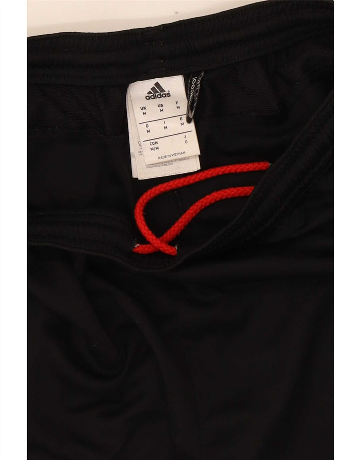 Adidas Mens Manchester United Sport Shorts Médio Preto Poliéster