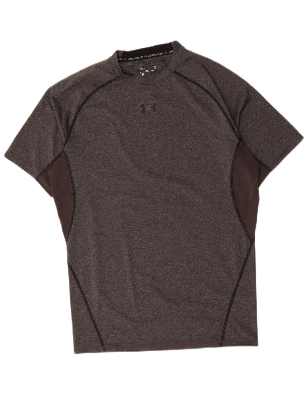 Camiseta masculina Under Armour Top cinza médio colorblock