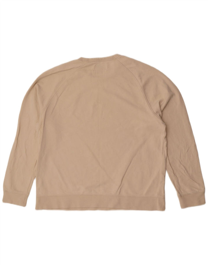Suéter masculino Marks & Spencer de algodão bege XL