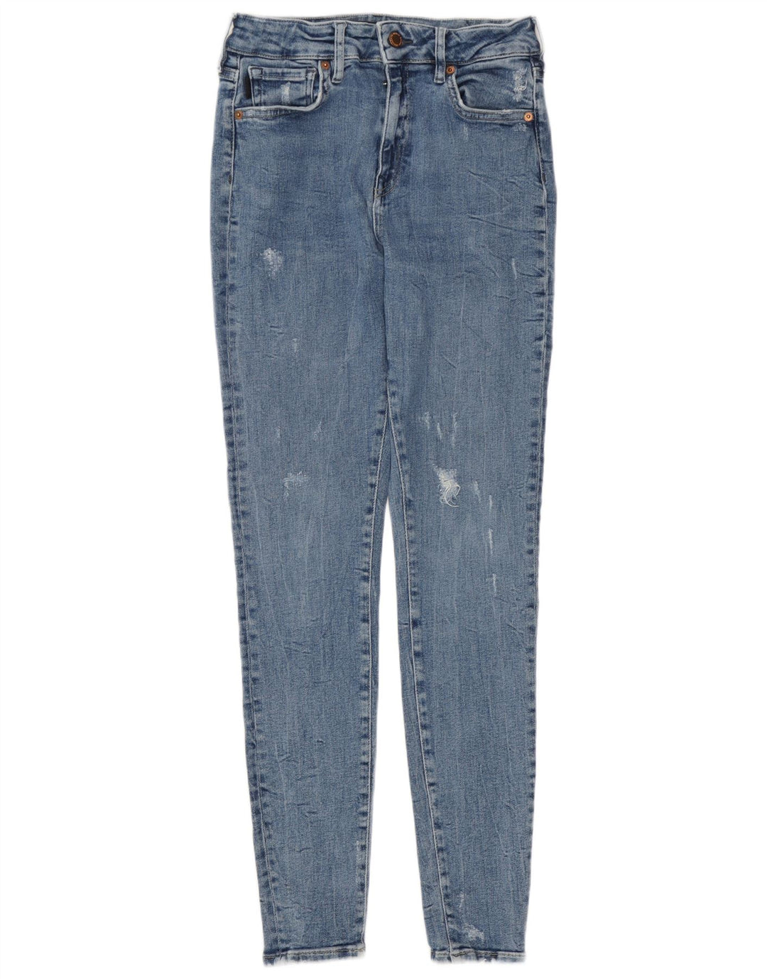 Calça jeans skinny feminina Superdry W30 L29 azul