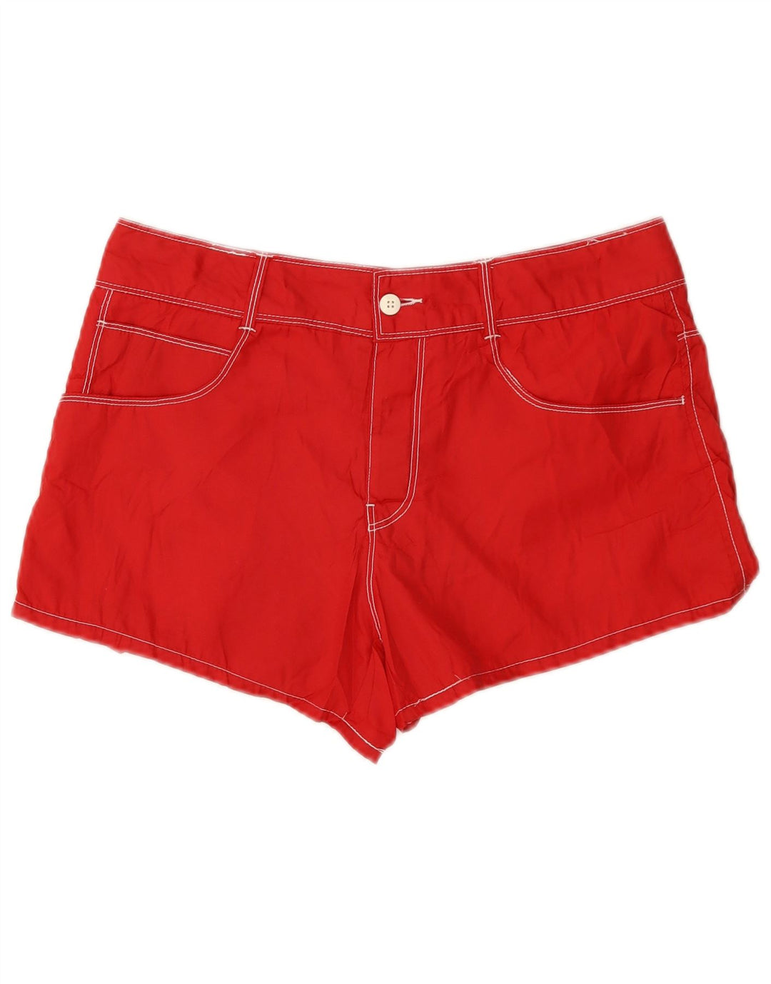 Shorts casuais masculinos Jack & Jones médio W32 poliéster vermelho