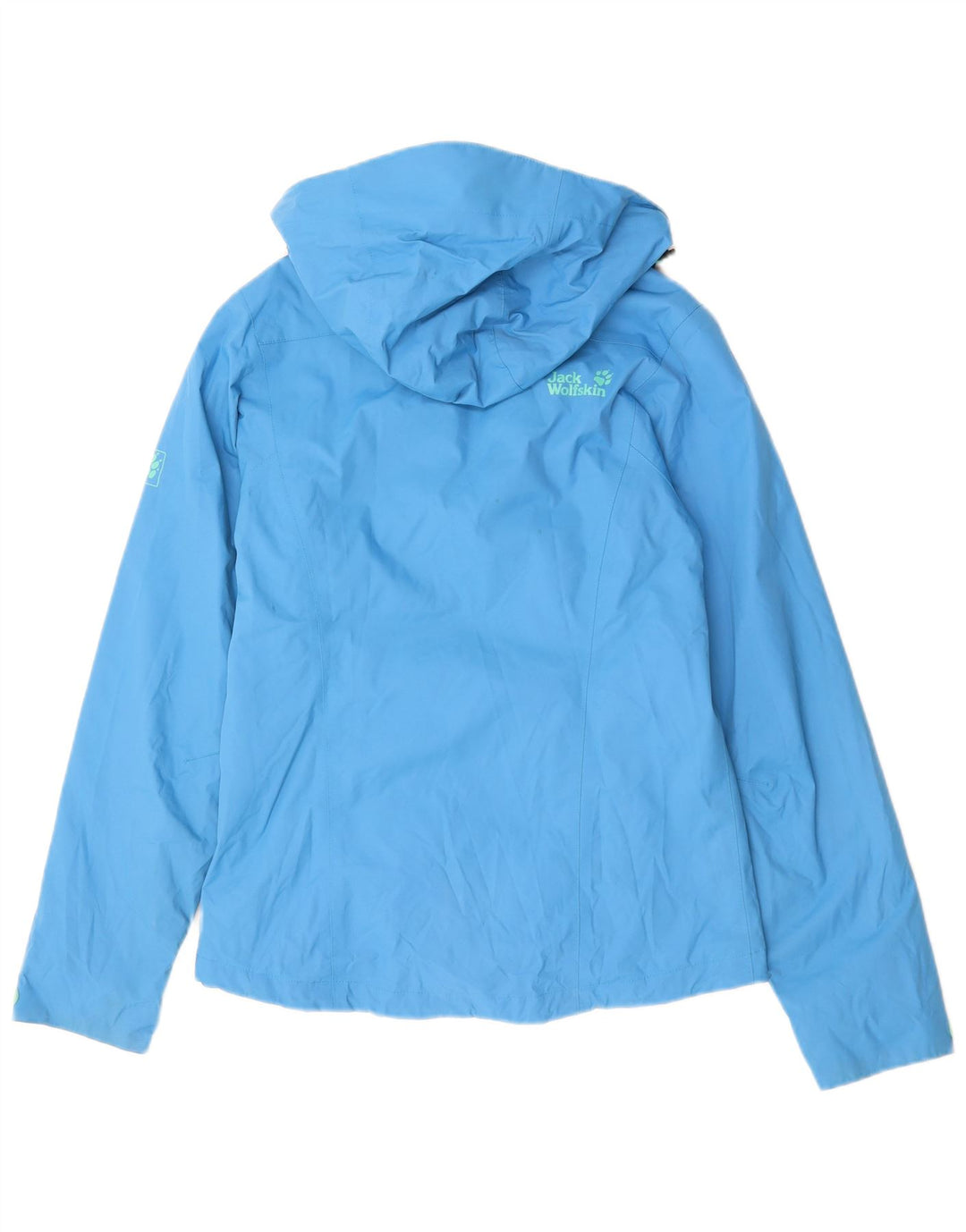 Jaqueta corta-vento feminina JACK WOLFSKIN Reino Unido 8 pequena azul poliamida