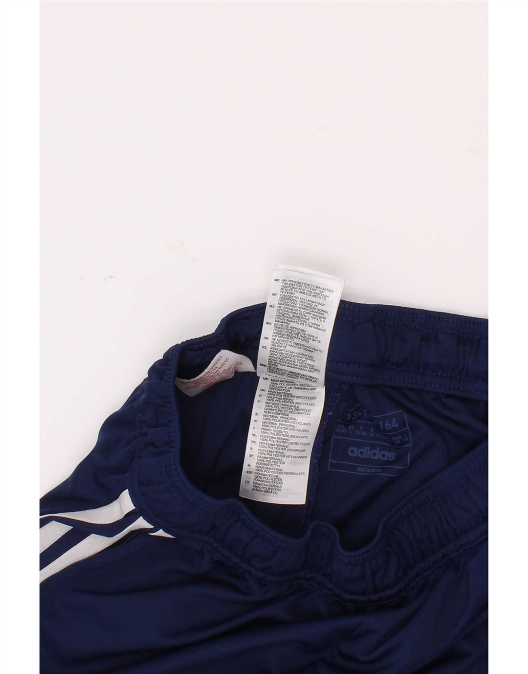 Shorts esportivos Adidas meninos 13-14 anos azul poliéster