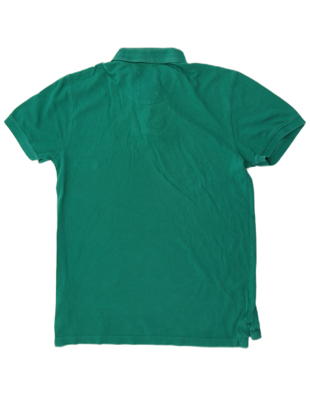 Camisa polo masculina Crew Clothing algodão verde médio