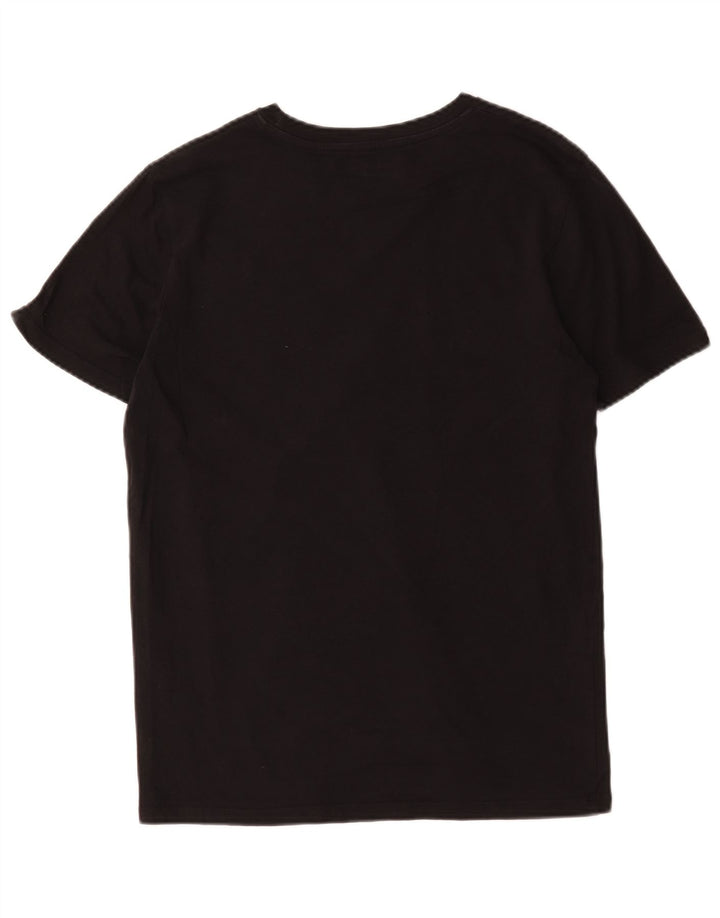 Camiseta masculina Jack & Jones grande algodão preto