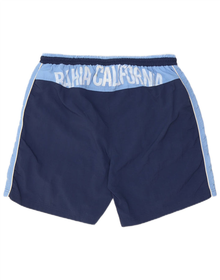 Shorts de natação masculino DIADORA 2XL poliéster colorblock azul marinho