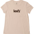 Camiseta feminina gráfica LEVI'S UK 12 médio branco