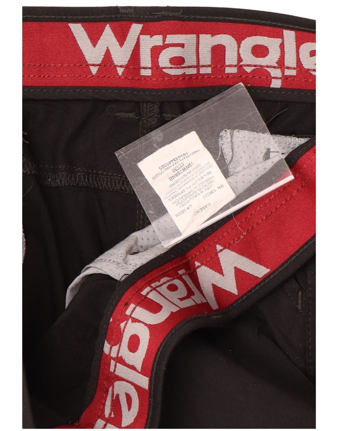 Calça cargo feminina reta WRANGLER W42 L30 nylon preto