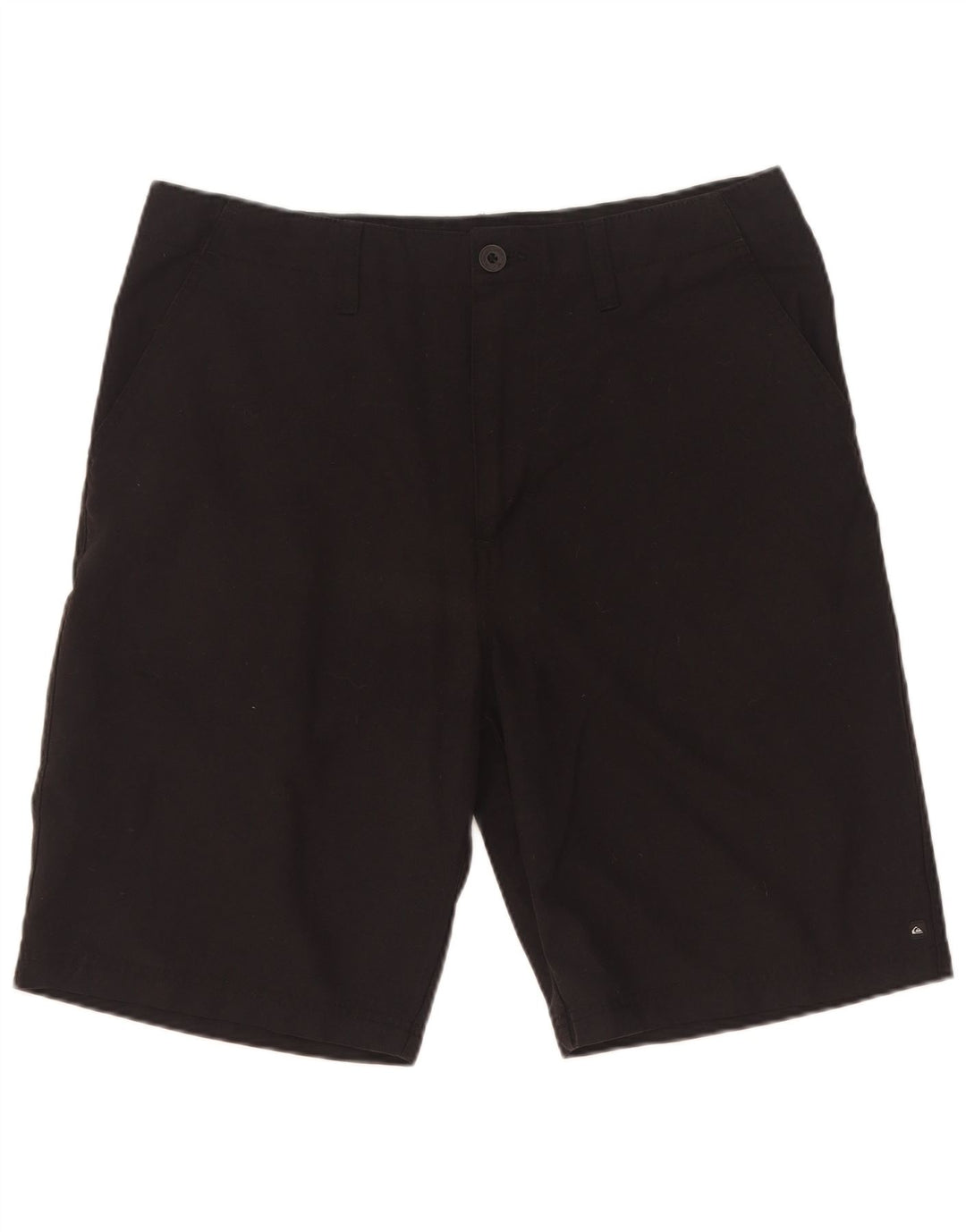 Quiksilver Mens Graphic Chino Shorts W34 Grande Poliéster Preto