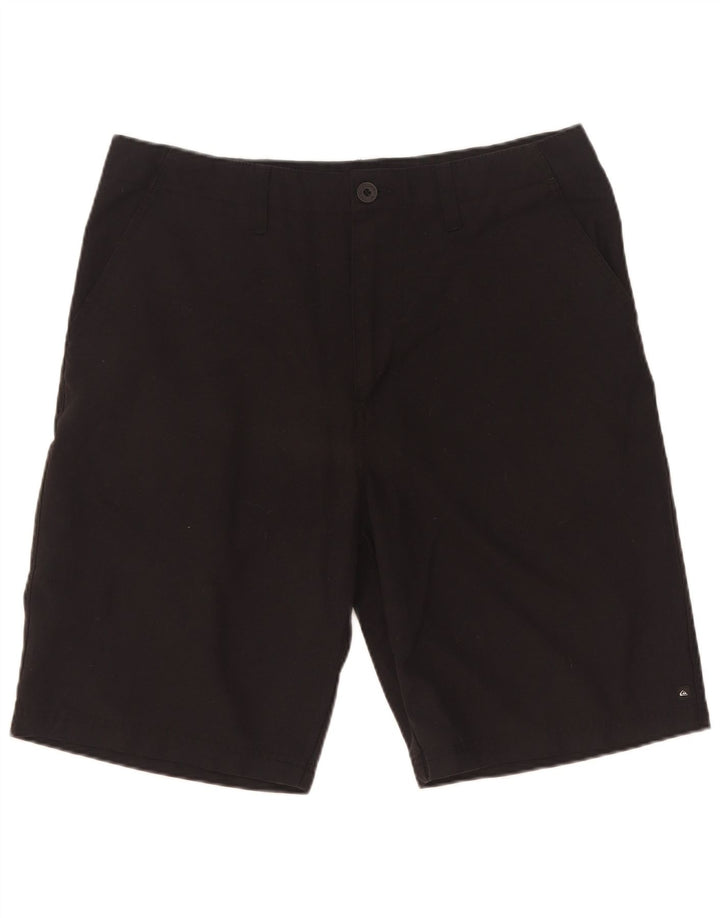 Quiksilver Mens Graphic Chino Shorts W34 Grande Poliéster Preto