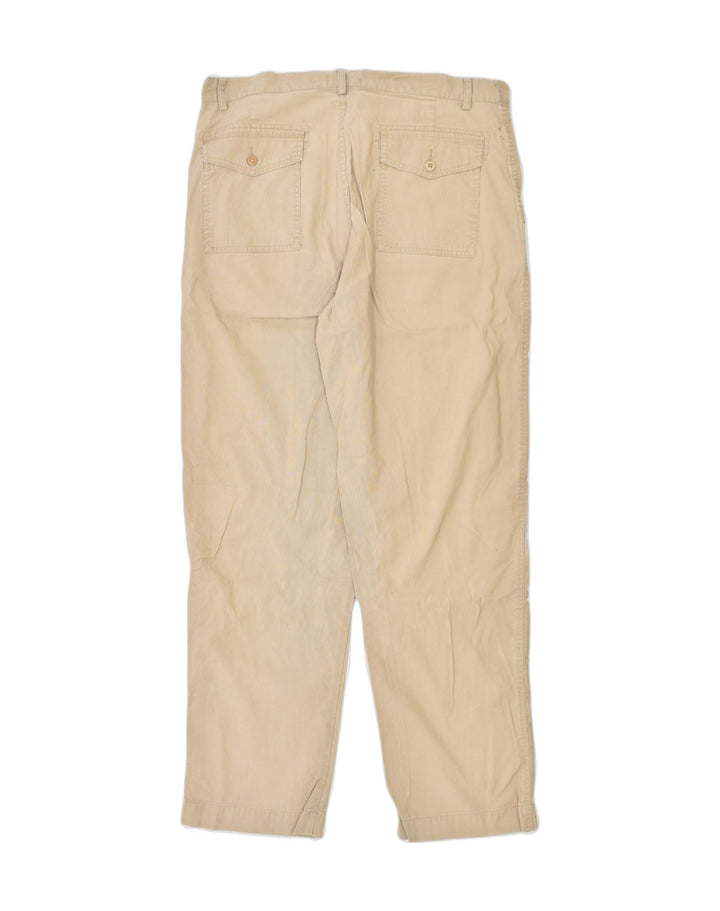 EDDIE BAUER Mens Tapered Chino Trousers W36 L32 Beige Cotton | Vintage | Thrift | Second-Hand | Used Clothing | Messina Hembry 