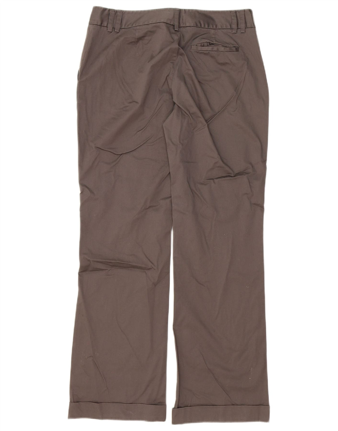 Calça feminina reta MASSIMO DUTTI EU 40 médio W32 L30 cinza