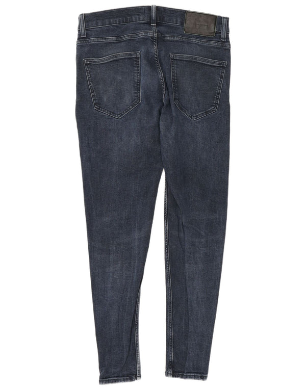 Zara Mens Skinny Jeans EU 42 Grande W32 L29 Azul Marinho Algodão