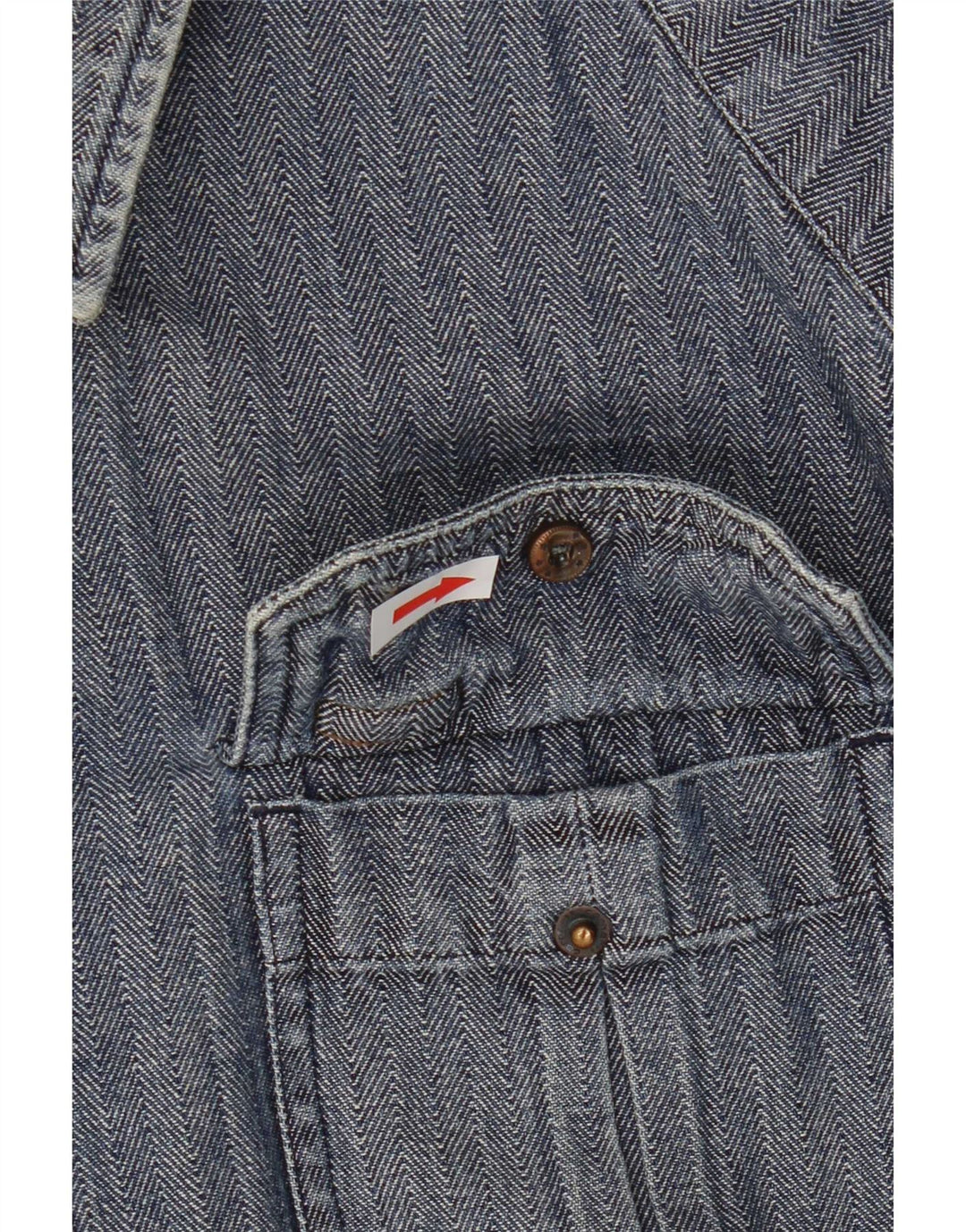 Camisa masculina Carhartt Slim Fit grande algodão espinha de peixe azul