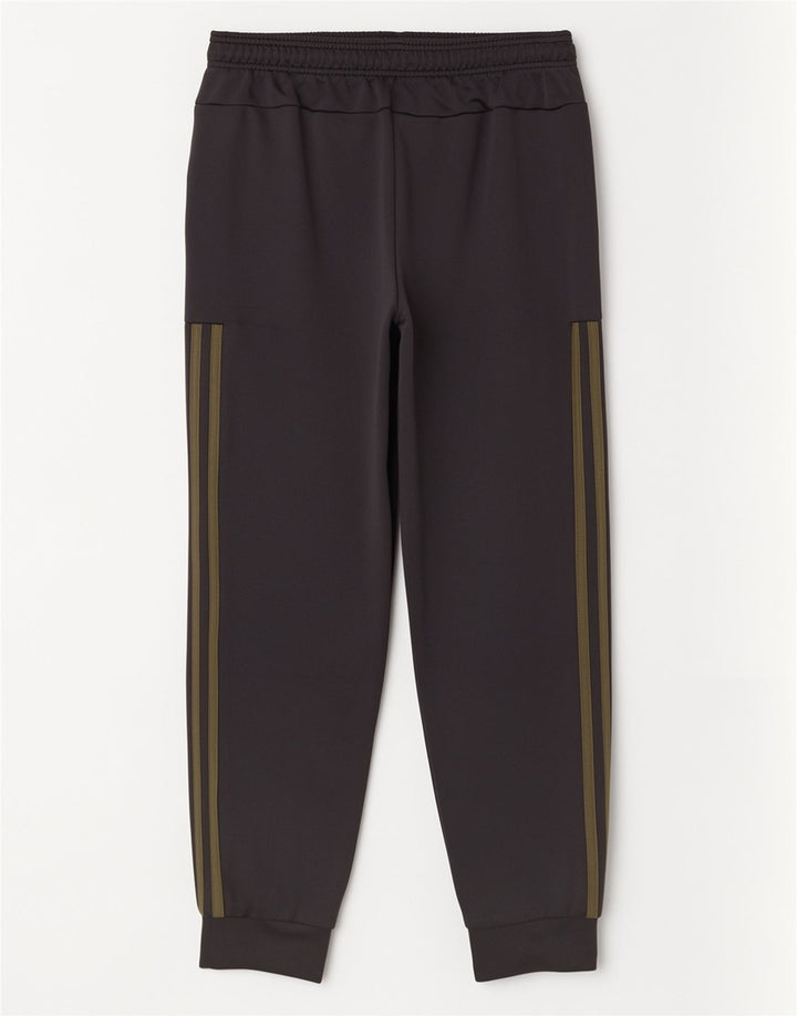 Calça de treino masculina Adidas Joggers cinza médio poliéster esportivo