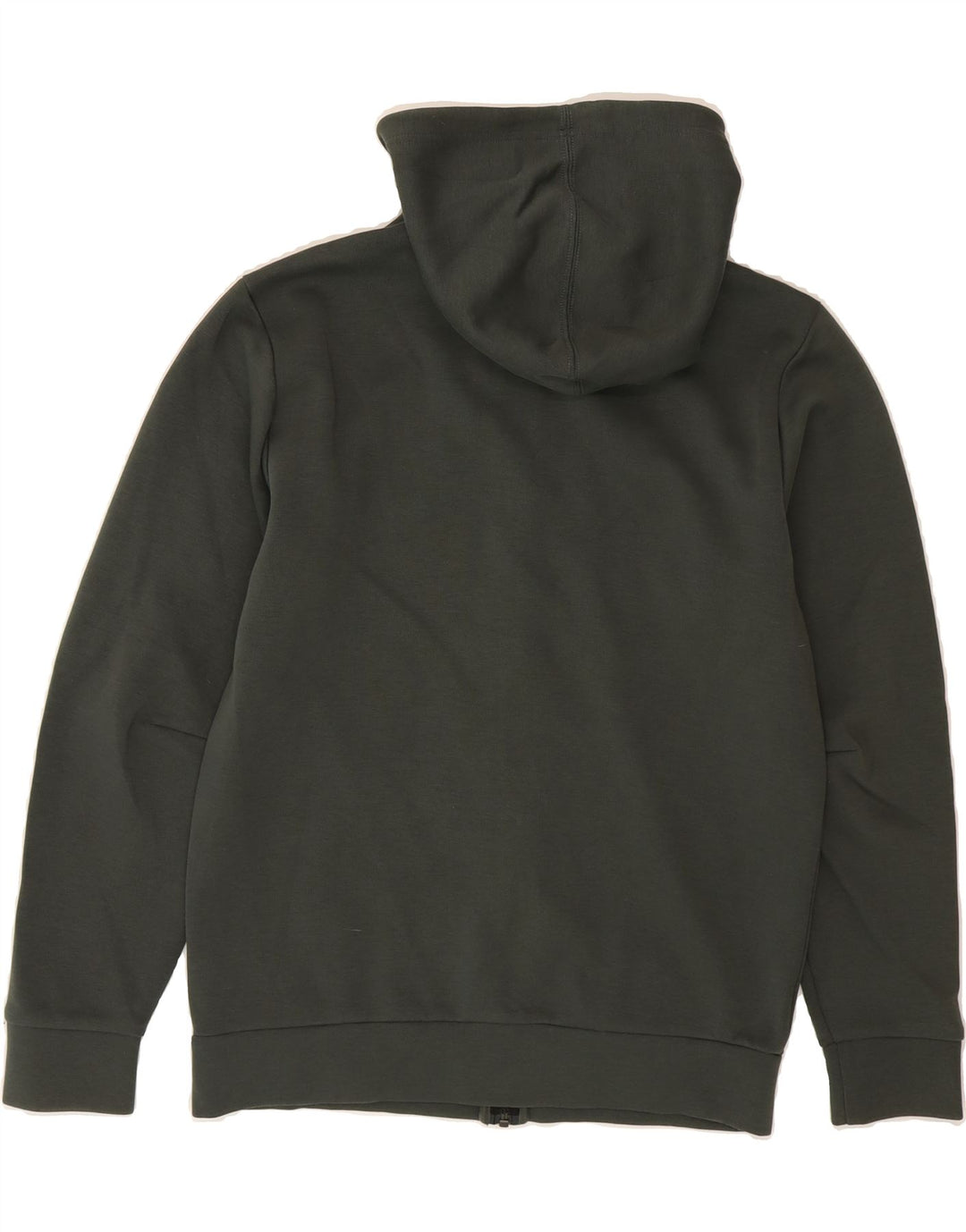 ADIDAS Mens Graphic Zip Hoodie Sweater Medium Green Cotton Vintage Adidas and Second-Hand Adidas from Messina Hembry 