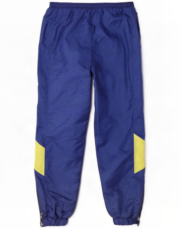 Calças de treino masculinas vintage Joggers XL Azul Colourblock Poliamida
