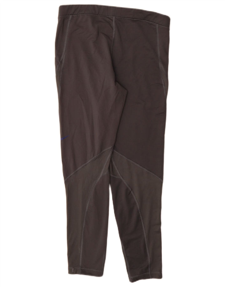 Leggings Nike Feminino UK 18 XL Cinza Colourblock Poliéster