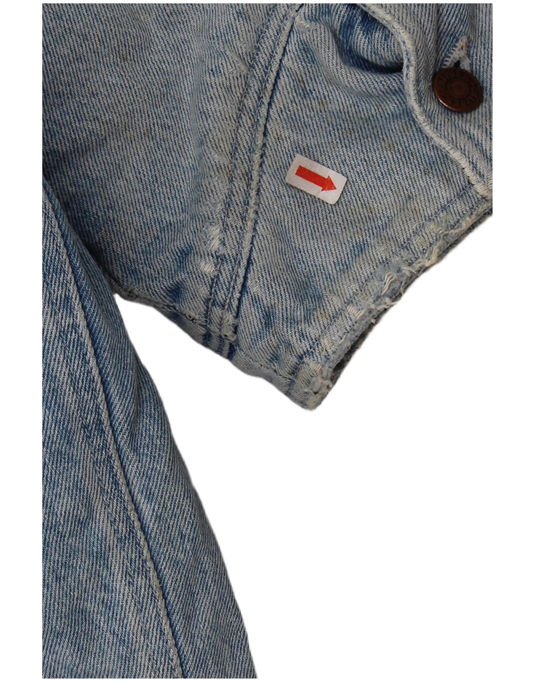 Jaqueta jeans masculina uniforme Sherpa UK 42 XL azul
