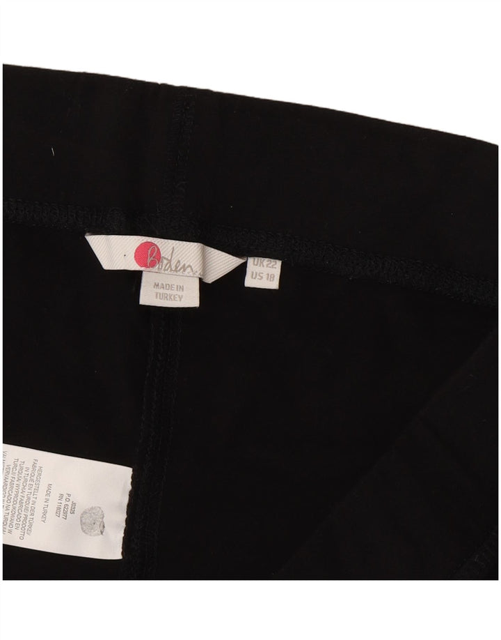 Leggings femininos Marks & Spencer UK 22 3XL preto viscose