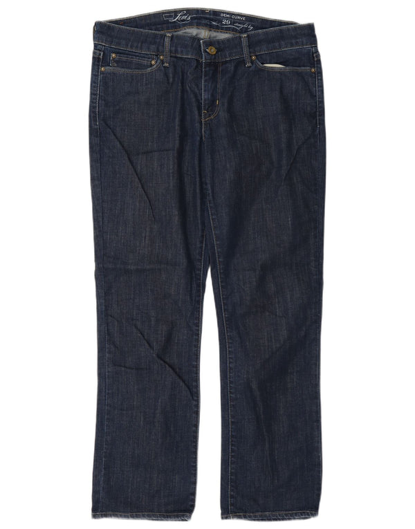 Calça jeans feminina Levi's Demi Curve Skinny W29 L28 azul marinho algodão