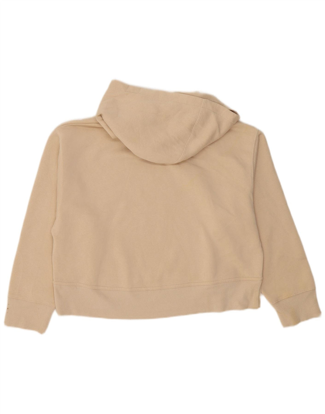 Zara Womens Oversized Hoodie Jumper Reino Unido 16 Grande Bege