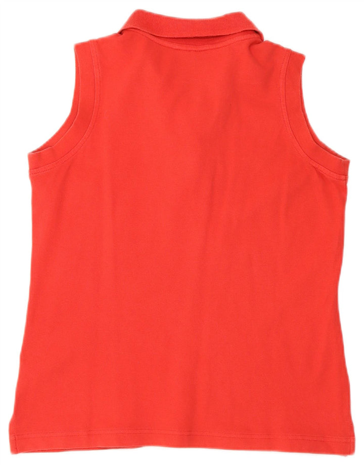 Camisa polo feminina sem mangas Champion UK 12 vermelho médio