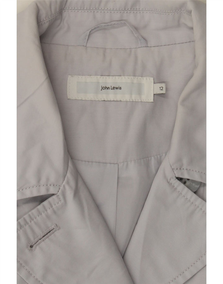 Trench Coat feminino JOHN LEWIS UK 12 cinza médio