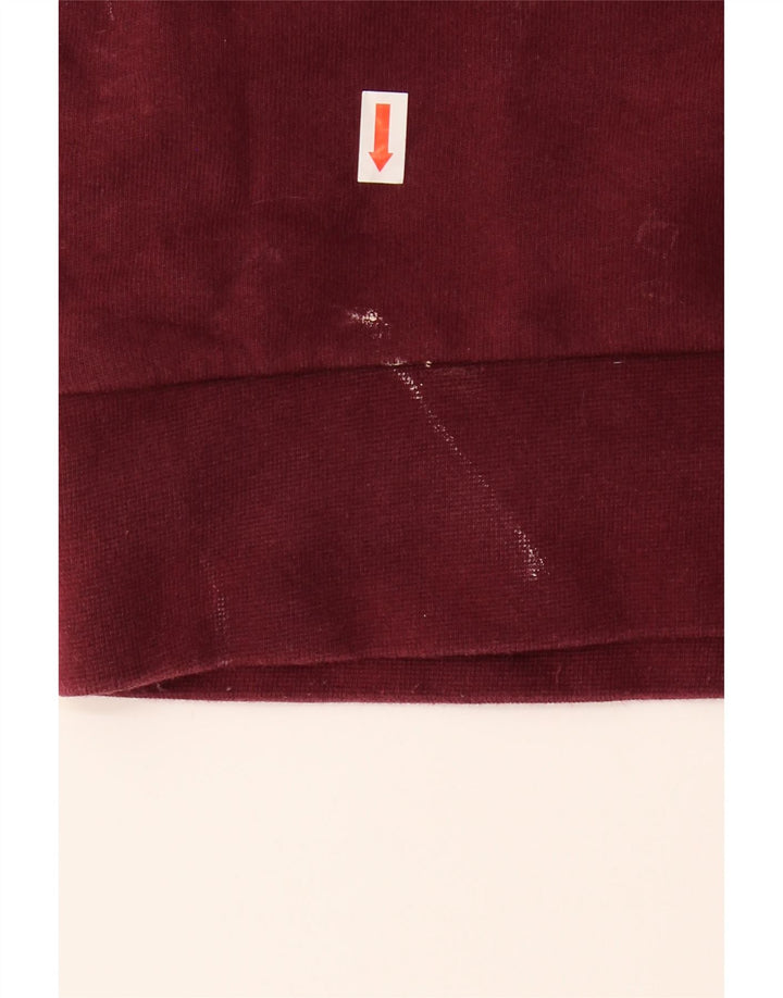 JACK & JONES Mens Graphic Hoodie Jumper Large Burgundy Cotton Vintage Jack & Jones and Second-Hand Jack & Jones from Messina Hembry 