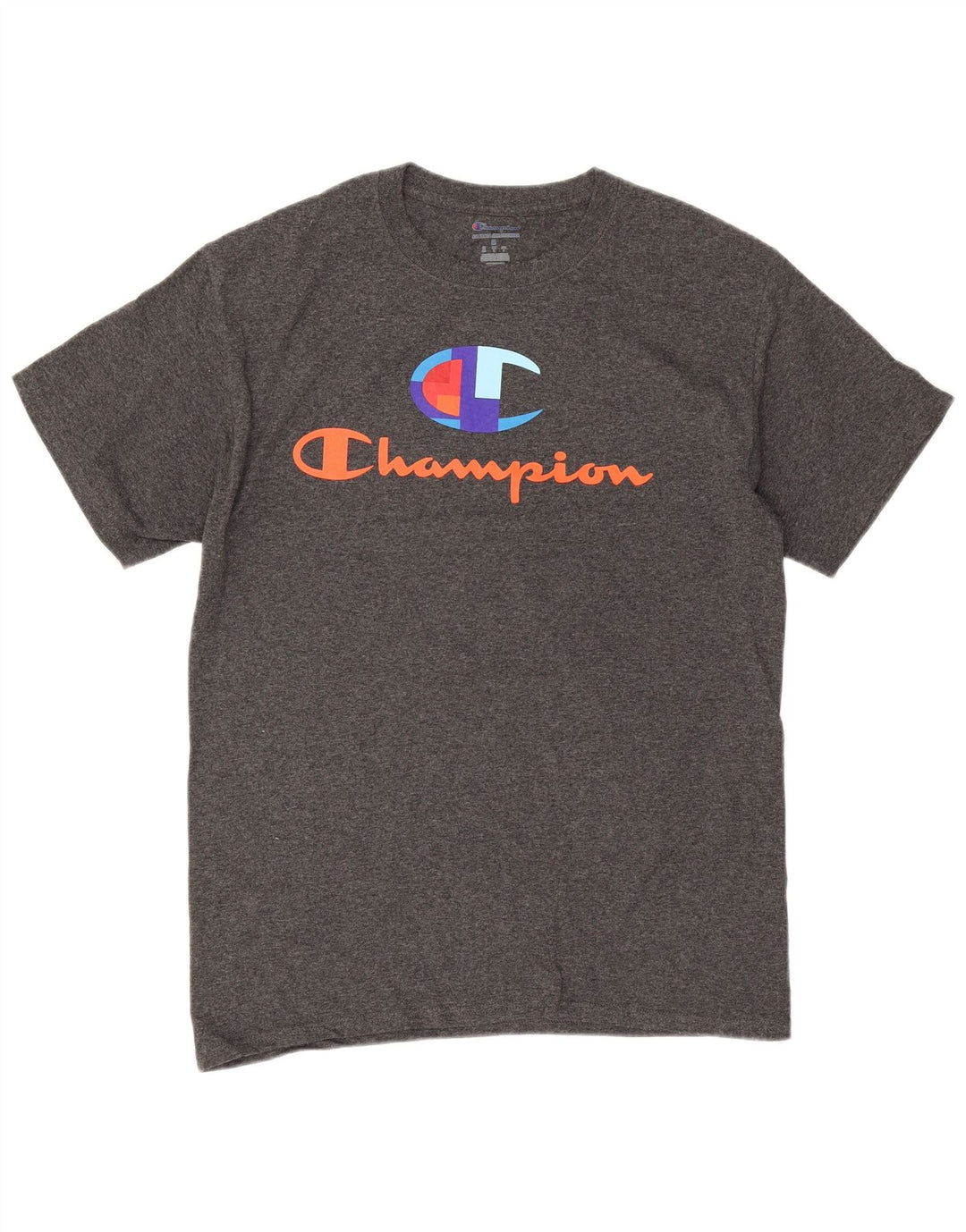Campeão Camiseta Masculina Graphic Top Cinza Médio