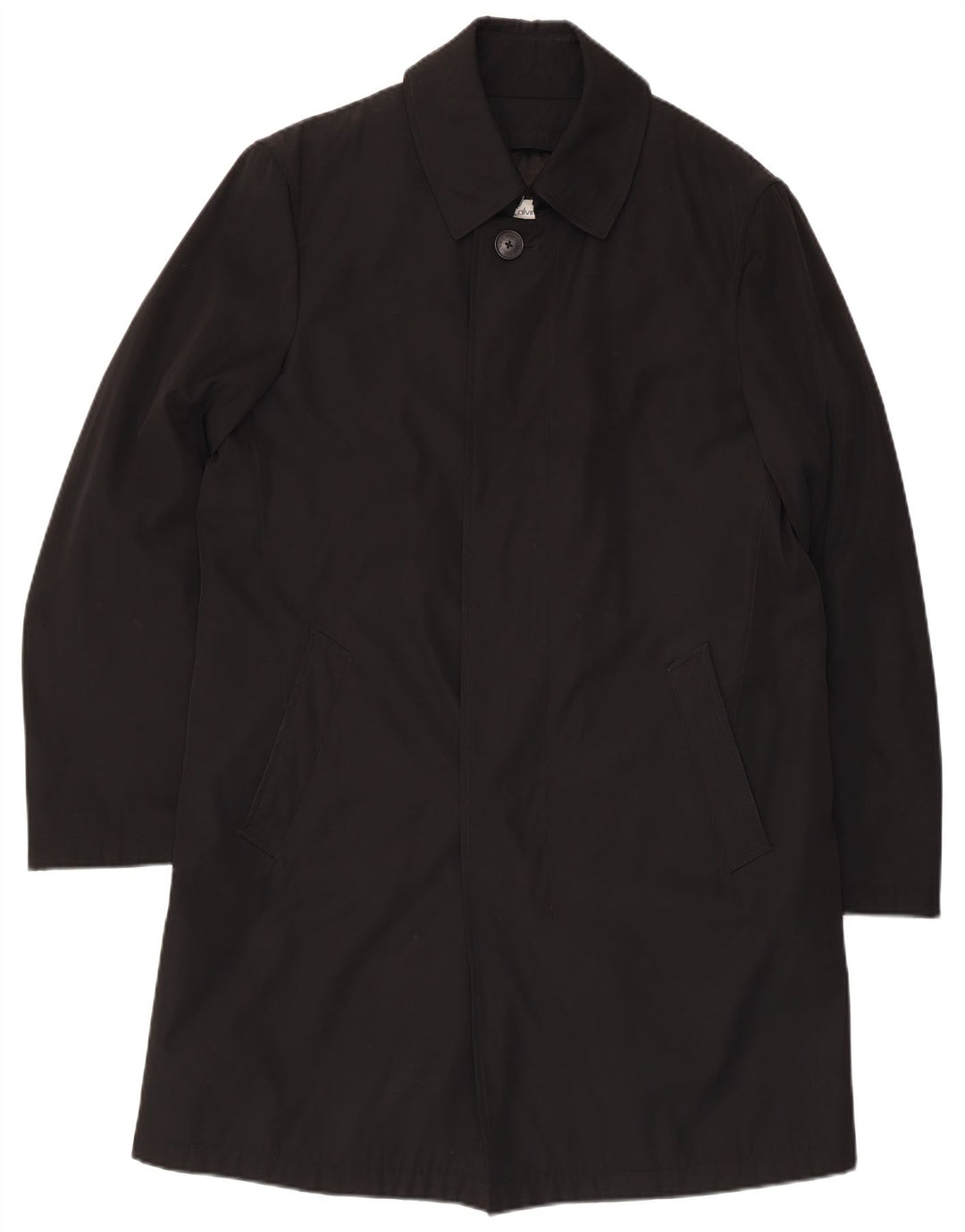 Sobretudo masculino Calvin Klein UK 40 grande preto