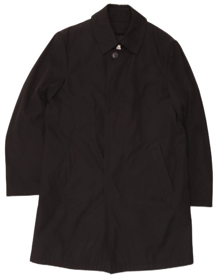 Sobretudo masculino Calvin Klein UK 40 grande preto