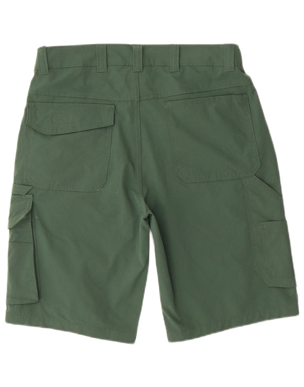 Shorts cargo masculino Parkside pequeno W29 verde elastano