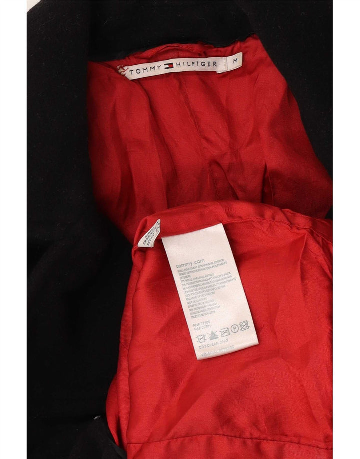 Casaco feminino Tommy Hilfiger Pea UK 12 lã preta média