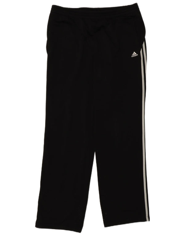 Calça de treino masculina Adidas grande poliéster preto
