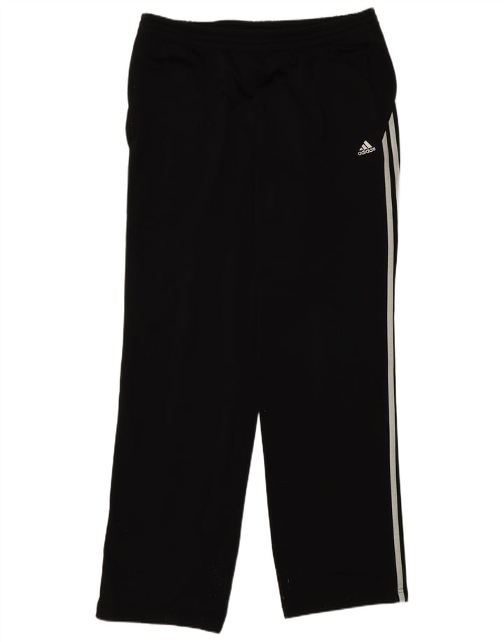 Calça de treino masculina Adidas grande poliéster preto